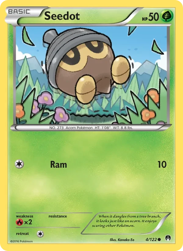 Seedot 4/122 BREAKpoint Pokémon card