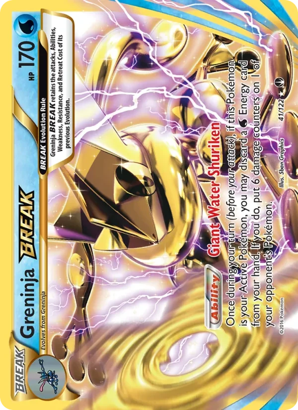 Greninja BREAK 41/122 BREAKpoint Pokémon card
