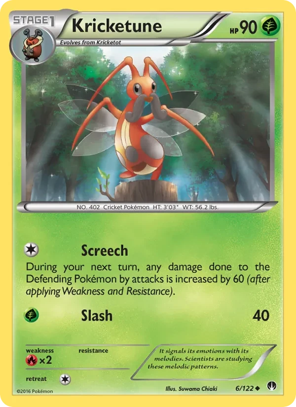 Carta Pokémon Kricketune 6/122 BREAKpoint