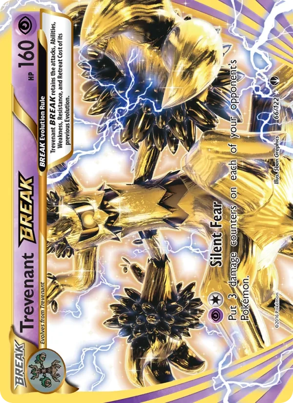 Trevenant BREAK 66/122 BREAKpoint Pokémon card