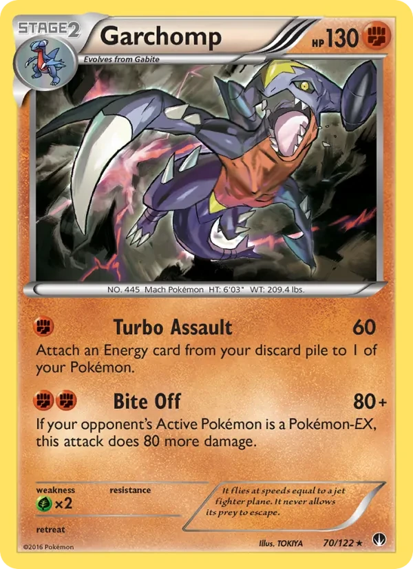Carte Pokémon Garchomp 70/122 BREAKpoint