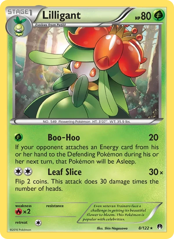 Lilligant 8/122 BREAKpoint Pokémon card
