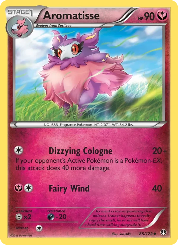 Aromatisse 85/122 BREAKpoint Pokémon card