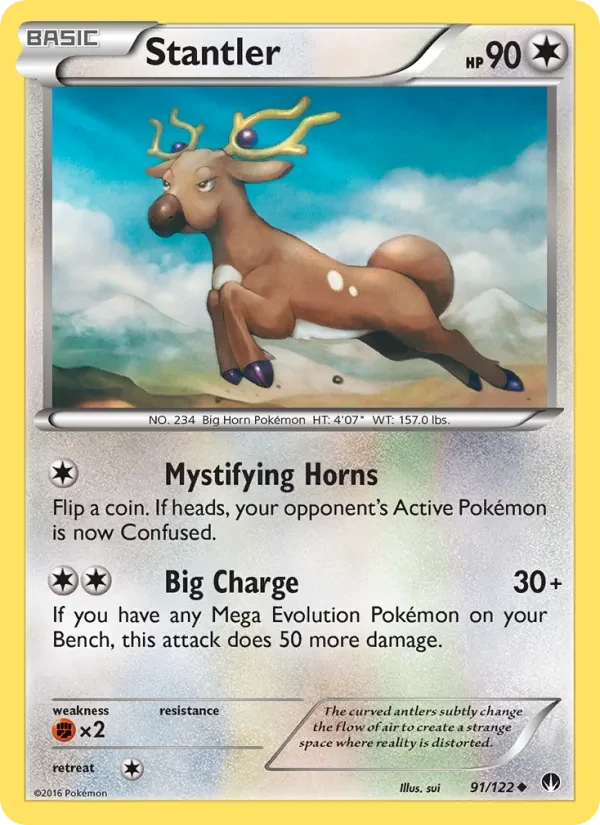 Carta Pokémon Stantler 91/122 BREAKpoint