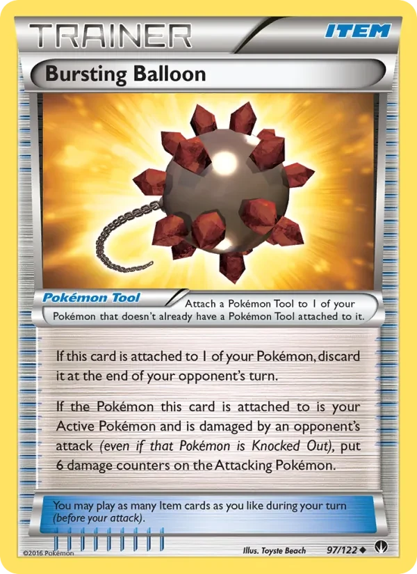 Bursting Balloon 97/122 BREAKpoint Pokémon card