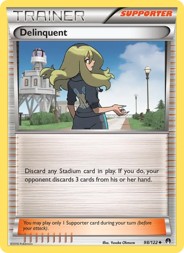 Delinquent 98/122 BREAKpoint Pokémon card