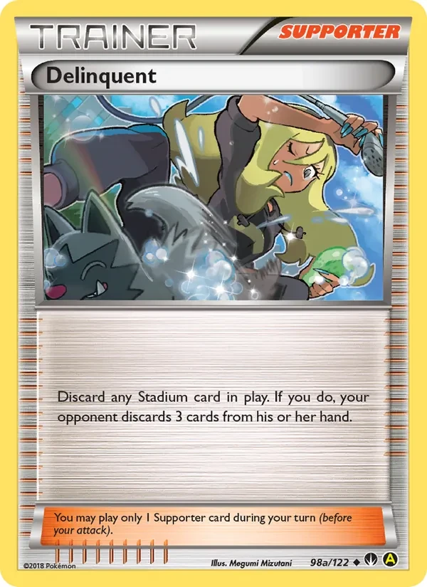 Delinquent 98a BREAKpoint Pokémon card