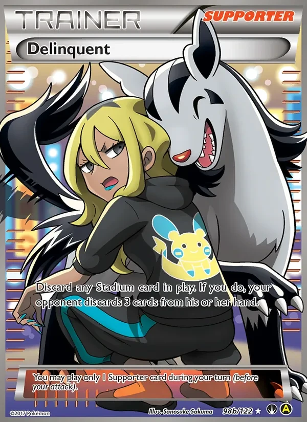Delinquent 98b BREAKpoint Pokémon card