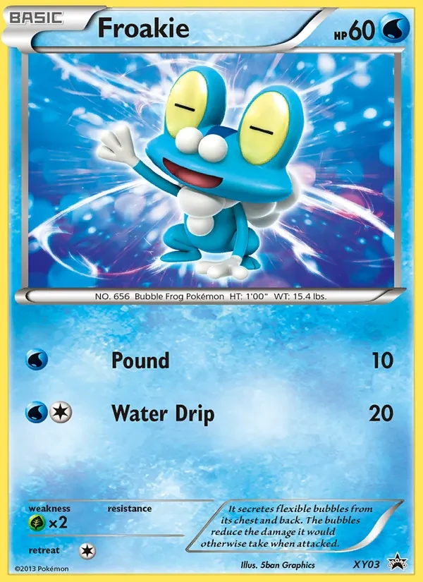 Froakie XY03 XY Black Star Promos Pokémon card