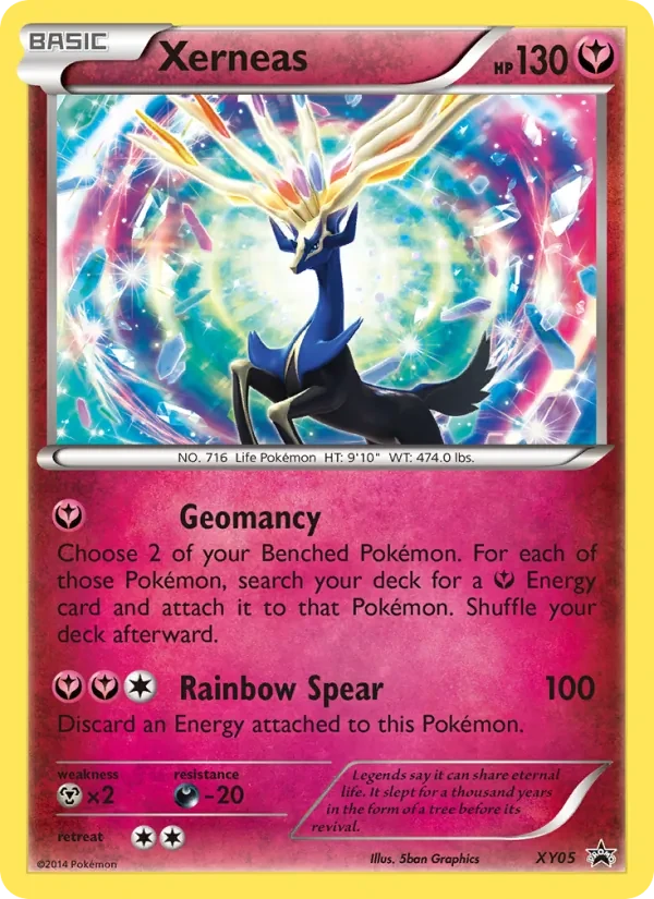 Xerneas XY05 XY Black Star Promos Pokémon Karte