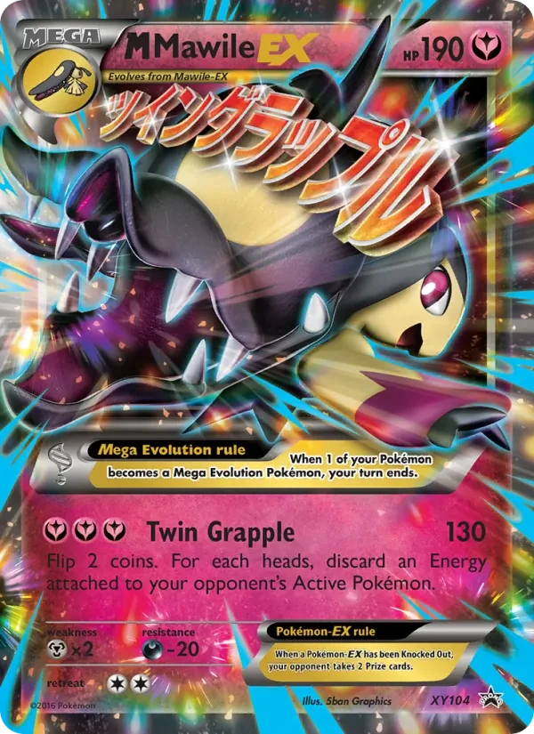 M Mawile EX XY104 XY Black Star Promos Pokémon kaart