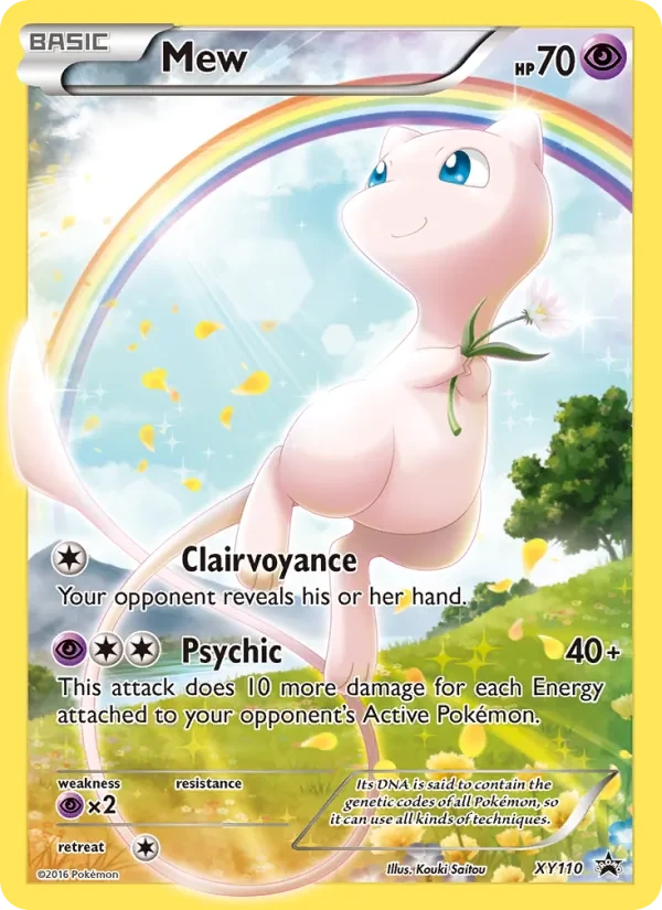 Mew XY110 XY Black Star Promos Pokémon card