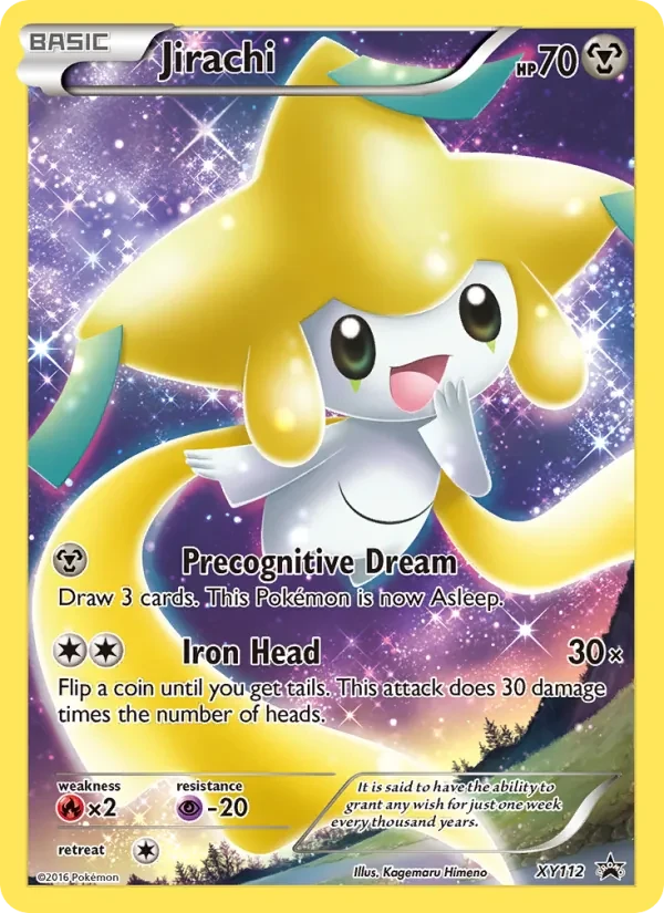 Jirachi XY112 XY Black Star Promos Pokémon kaart