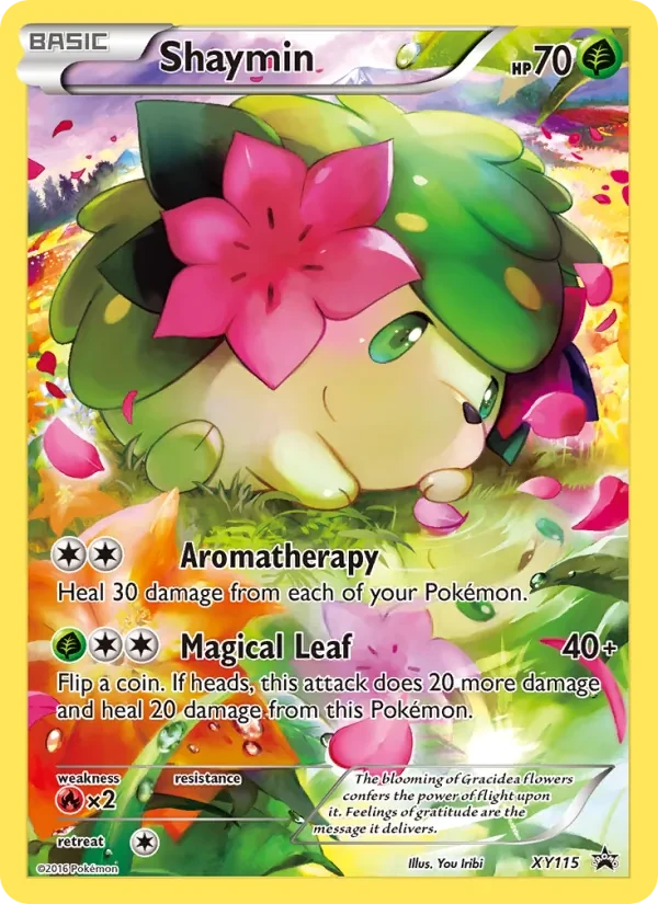 Shaymin XY115 XY Black Star Promos Pokémon card