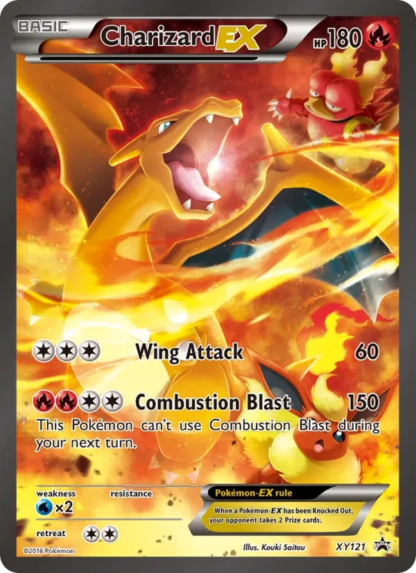 Charizard EX XY121 XY Black Star Promos Pokémon card