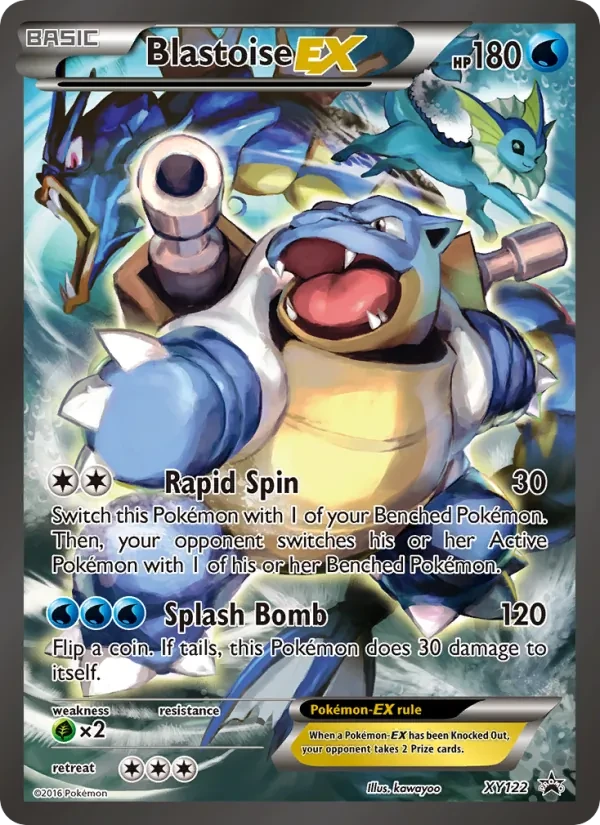 Blastoise EX XY122 XY Black Star Promos Pokémon card