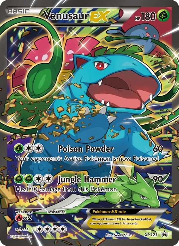 Venusaur EX XY123 XY Black Star Promos Pokémon Karte