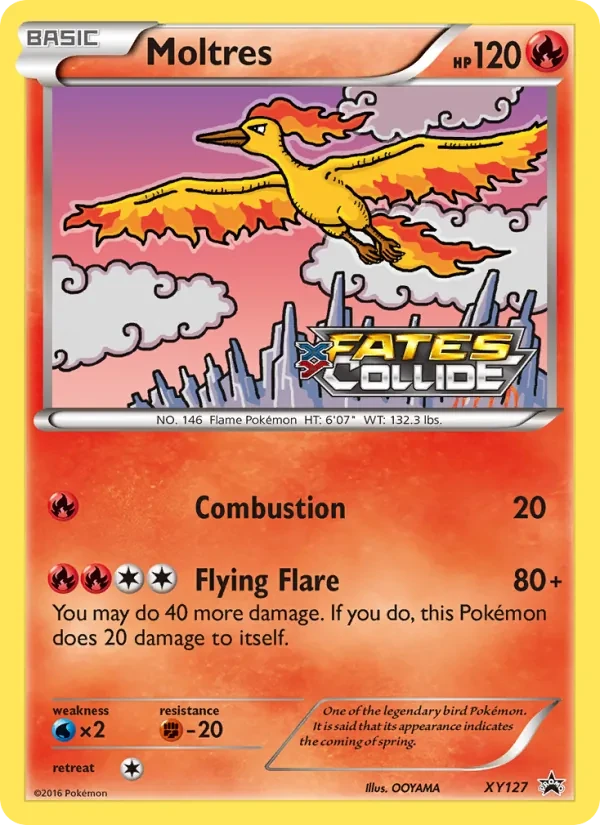 Moltres XY127 XY Black Star Promos Pokémon Karte