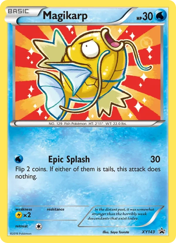 Magikarp XY143 XY Black Star Promos Pokémon Karte