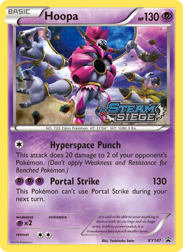 Hoopa XY147 XY Black Star Promos Pokémon card