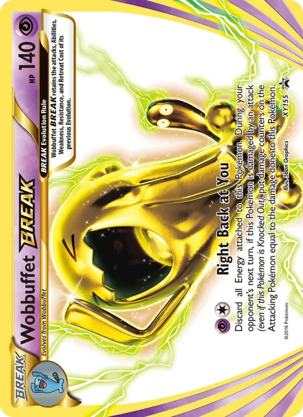 Wobbuffet BREAK XY155 XY Black Star Promos Pokémon card