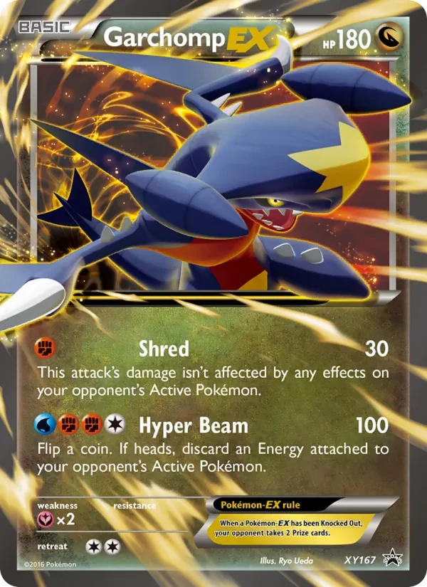 Garchomp-EX XY167 XY Black Star Promos Pokémon card