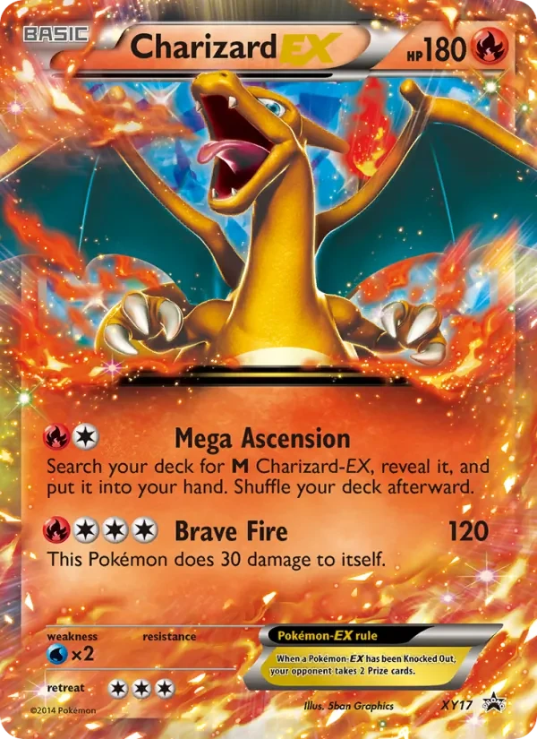 Charizard EX XY17 XY Black Star Promos Pokémon card