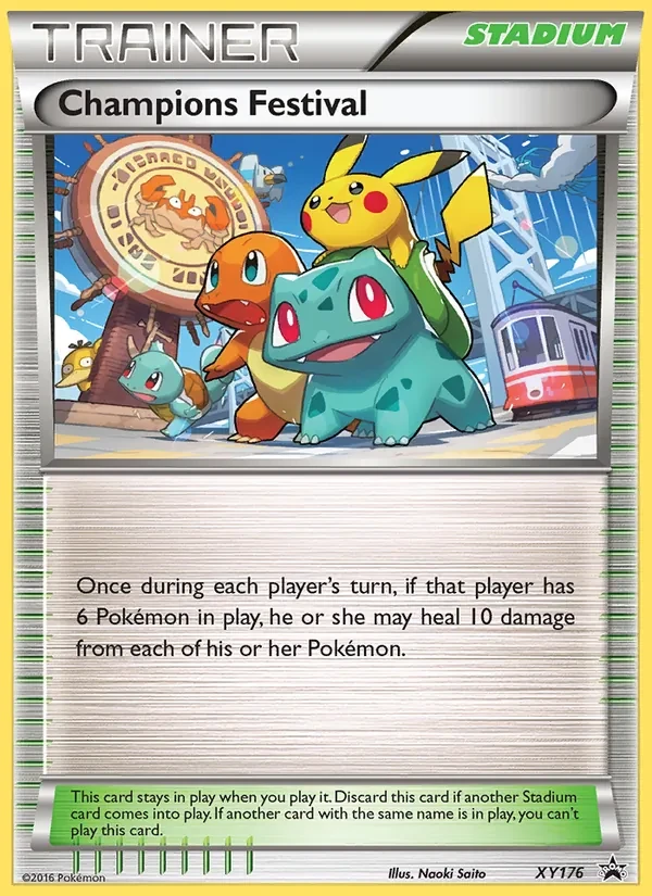 Champions Festival XY176 XY Black Star Promos Pokémon kaart