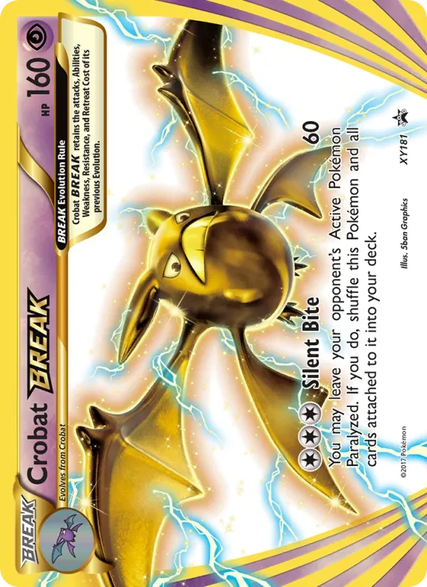 Crobat BREAK XY181 XY Black Star Promos Pokémon card