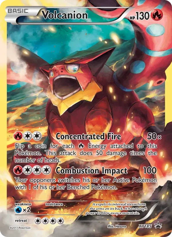Volcanion XY185 XY Black Star Promos Pokémon card