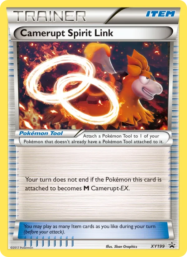 Camerupt Spirit Link XY199 XY Black Star Promos Pokémon kaart