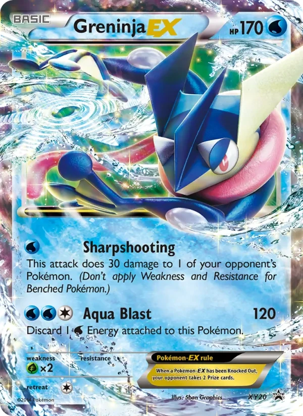 Carte Pokémon Greninja EX XY20 XY Black Star Promos