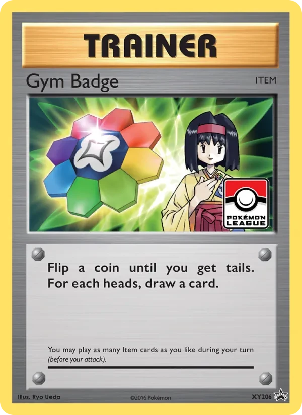 Carte Pokémon Gym Badge XY206 XY Black Star Promos