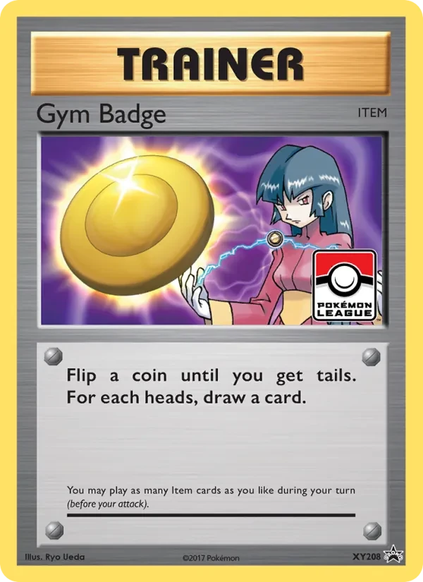 Carte Pokémon Gym Badge XY208 XY Black Star Promos