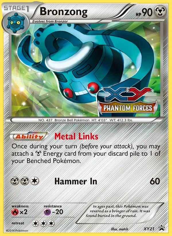 Bronzong XY21 XY Black Star Promos Pokémon Karte