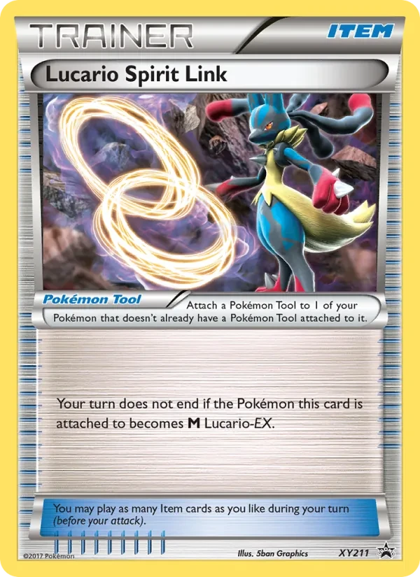 Lucario Spirit Link XY211 XY Black Star Promos Pokémon kaart