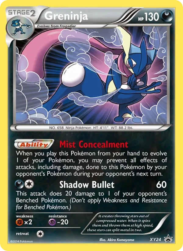 Greninja XY24 XY Black Star Promos Pokémon card
