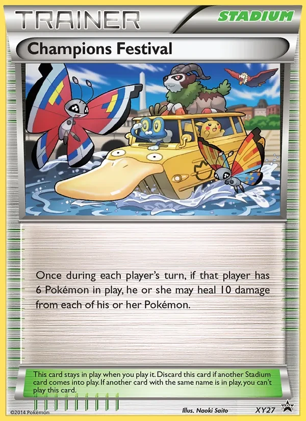 Champions Festival XY27 XY Black Star Promos Pokémon kaart