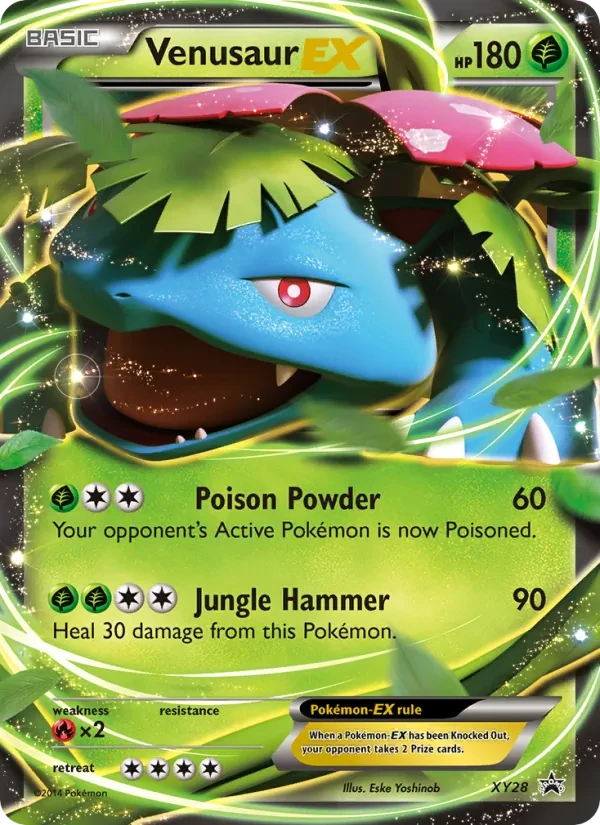 Venusaur EX XY28 XY Black Star Promos Pokémon card