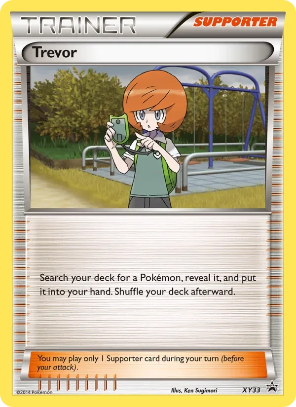 Trevor XY33 XY Black Star Promos Pokémon card