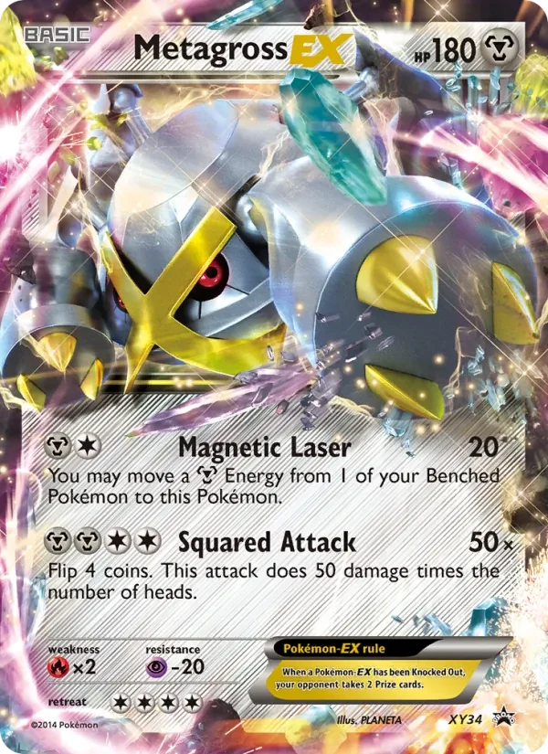 Metagross EX XY34 XY Black Star Promos Pokémon Karte