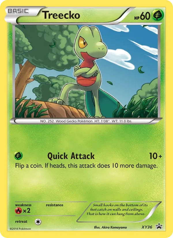 Treecko XY36 XY Black Star Promos Pokémon card