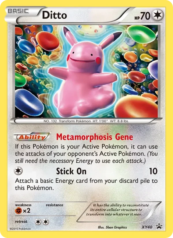 Ditto XY40 XY Black Star Promos Pokémon card