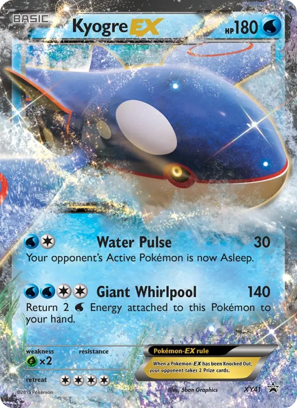 Kyogre EX XY41 XY Black Star Promos Pokémon card