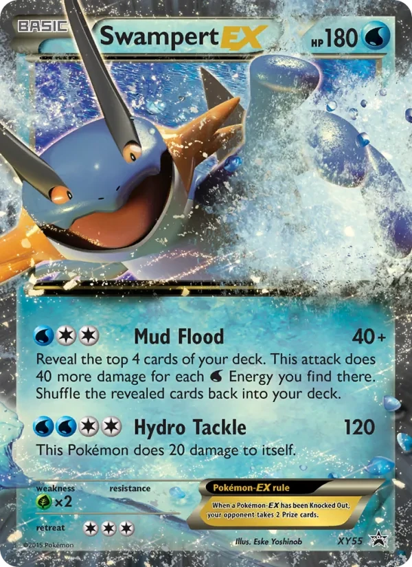 Swampert EX XY55 XY Black Star Promos Pokémon card