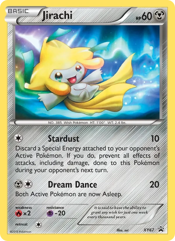 Jirachi XY67 XY Black Star Promos Pokémon card