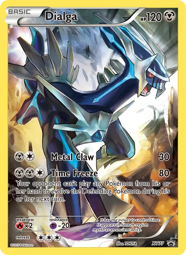 Dialga XY77 XY Black Star Promos Pokémon card