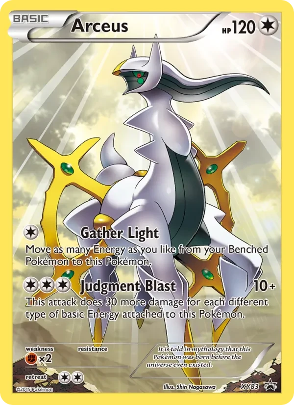 Arceus XY83 XY Black Star Promos Pokémon Karte
