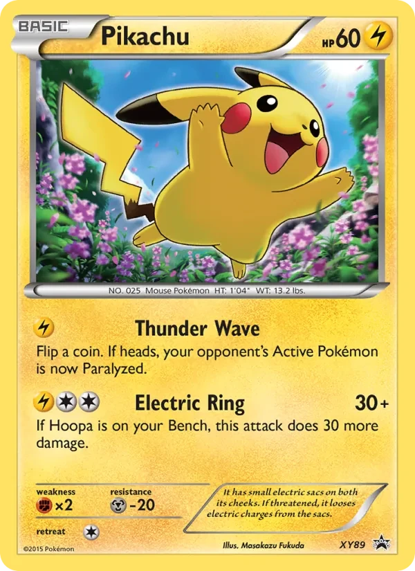 Pikachu XY89 XY Black Star Promos Pokémon card
