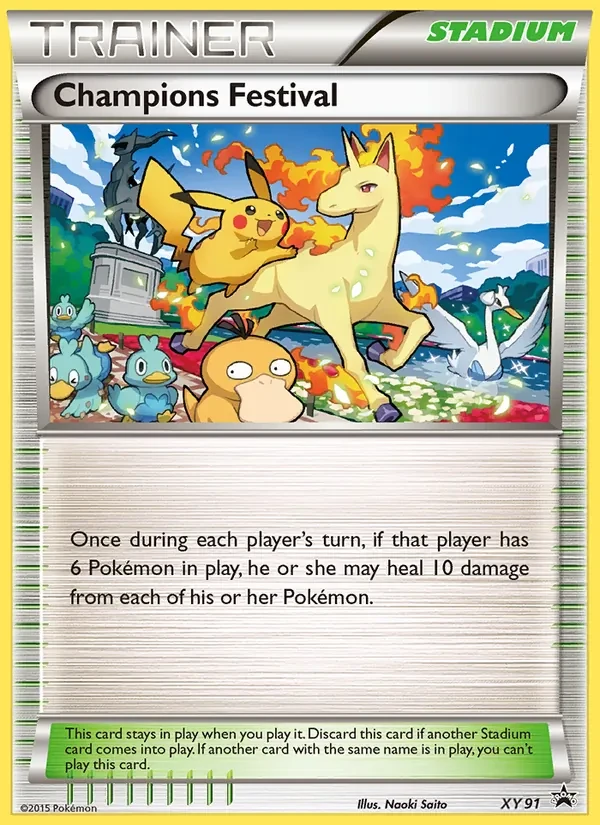 Champions Festival XY91 XY Black Star Promos Pokémon kaart